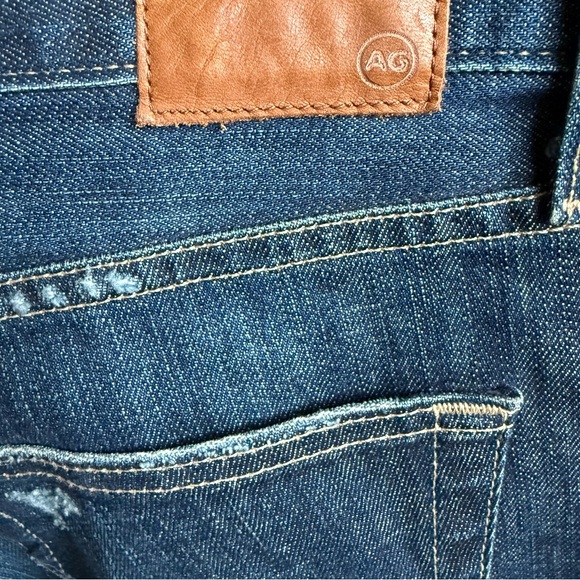 Ag Adriano Goldschmied The Ex-Boyfriend Slouchy Slim Distressed Jeans Size 25R - Picture 5 of 7